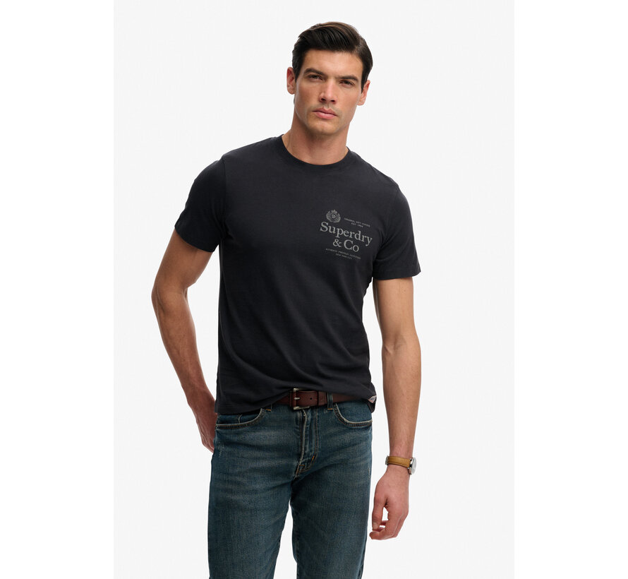 Superdry T-Shirt Company Relaxed Tee Navy (M1012392A - 24S)