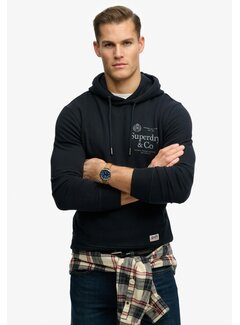 Superdry Hooded Sweater Company Relaxed Navy (M2014538A - 24S)
