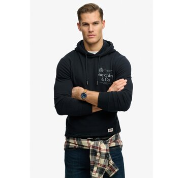 Superdry Hooded Sweater Company Relaxed Navy (M2014538A - 24S)