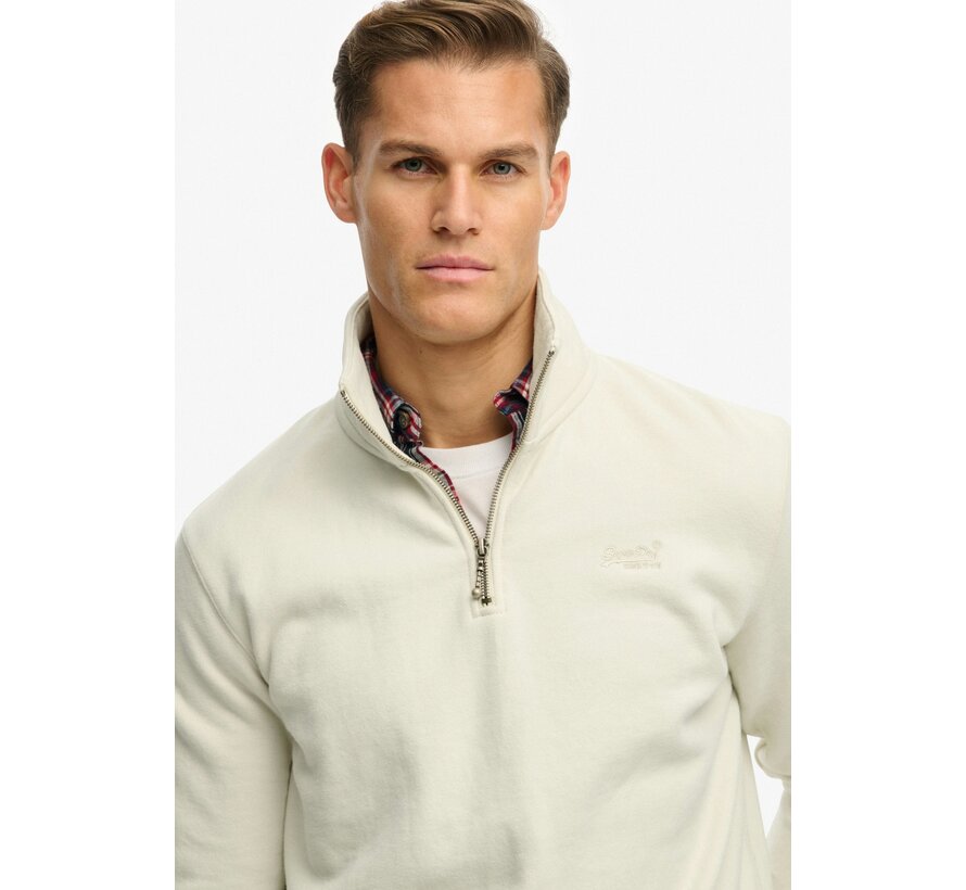 Half Zip Sweater Essential Logo Birch (M2013750A - 9SH)