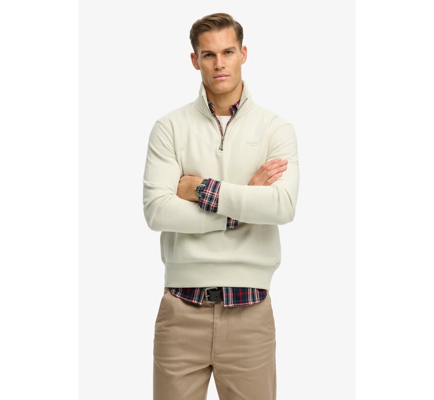 Half Zip Sweater Essential Logo Birch (M2013750A - 9SH)