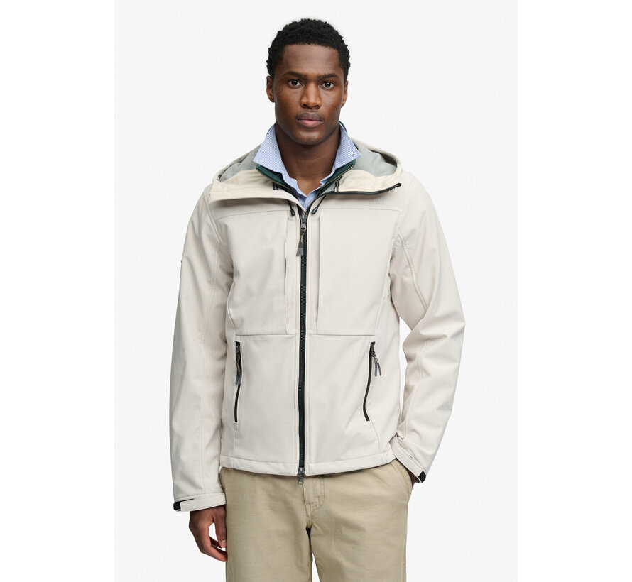 Superdry Jas Hooded Softshell Trekker Jacket Grey (M5012327A - 1KI)
