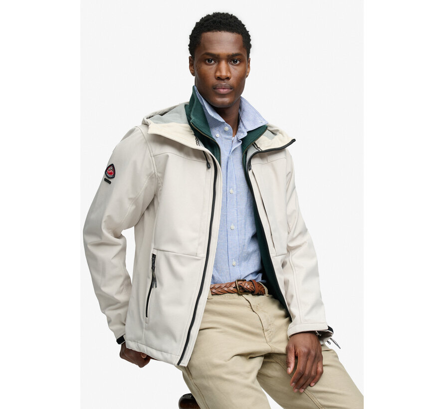 Superdry Jas Hooded Softshell Trekker Jacket Grey (M5012327A - 1KI)