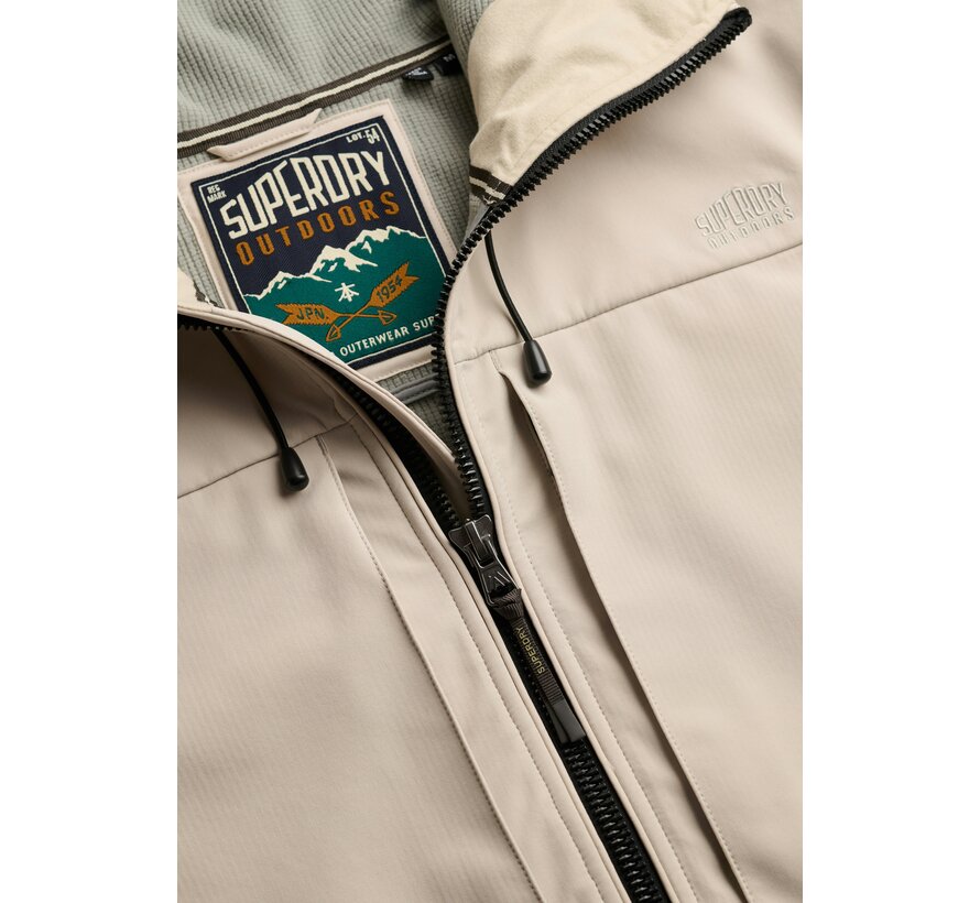 Superdry Jas Hooded Softshell Trekker Jacket Grey (M5012327A - 1KI)