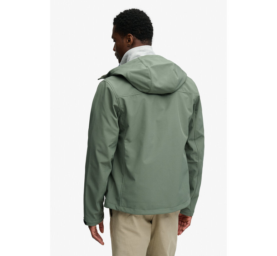 Jas Hooded Softshell Trekker Jacket Green (M5012327A - G1V)