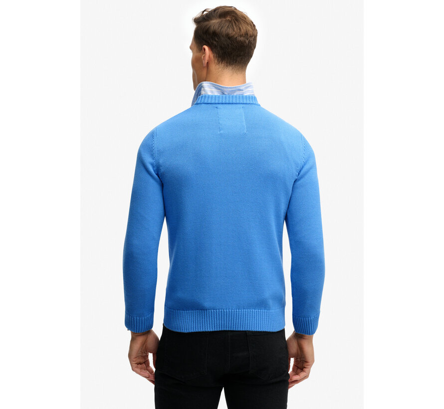 Trui Preppy Cotton Jumper Blue (M6110717A - IPZ)