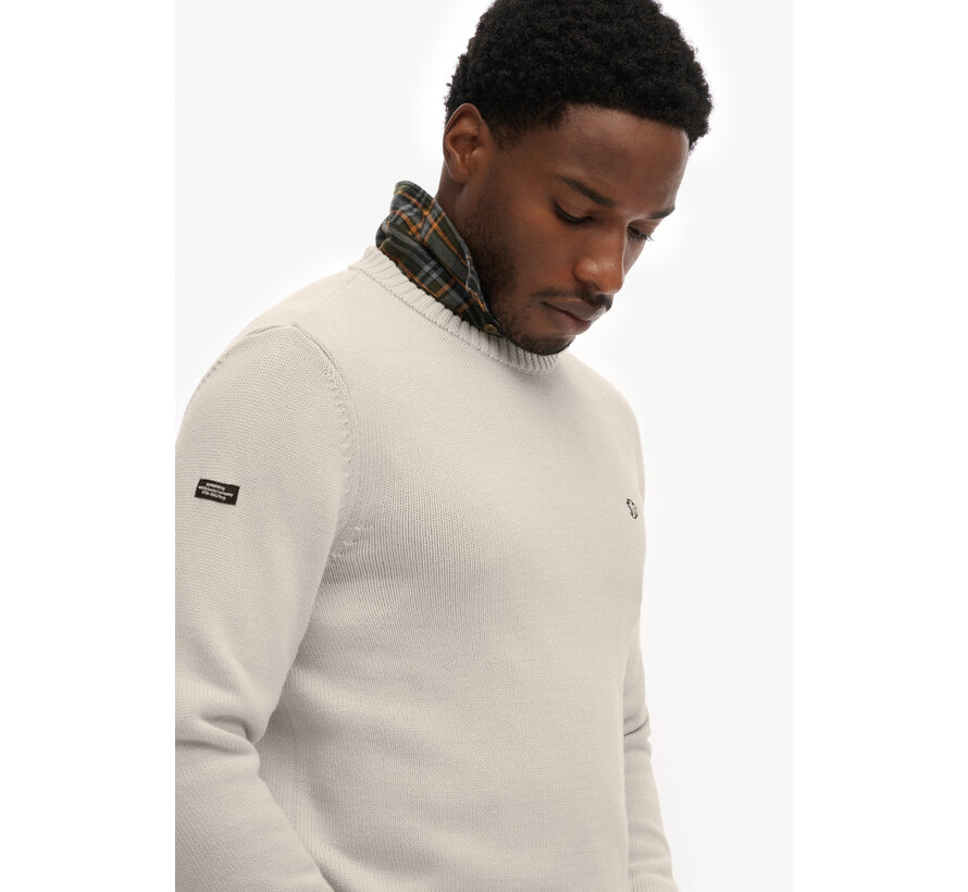 Superdry Trui Preppy Cotton Jumper White (M6110717A - PRG)