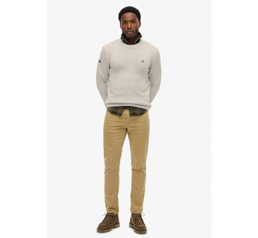 Superdry Trui Preppy Cotton Jumper White (M6110717A - PRG)