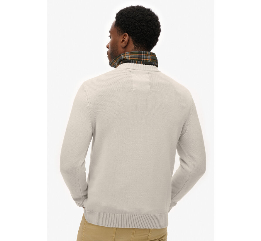 Superdry Trui Preppy Cotton Jumper White (M6110717A - PRG)