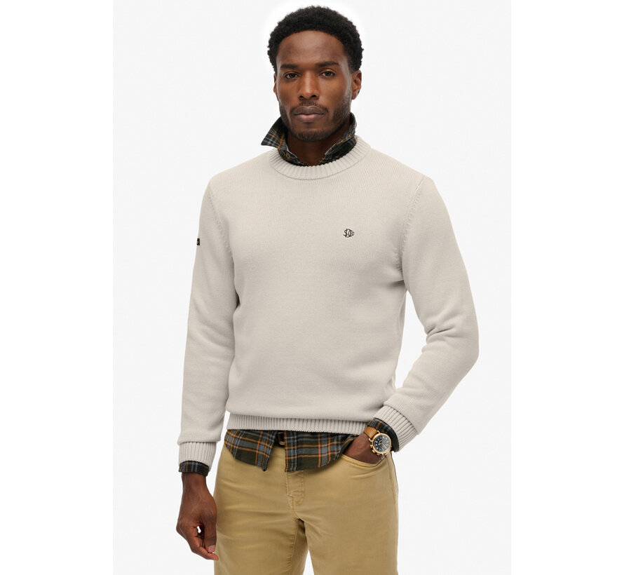 Trui Preppy Cotton Jumper White (M6110717A - PRG)