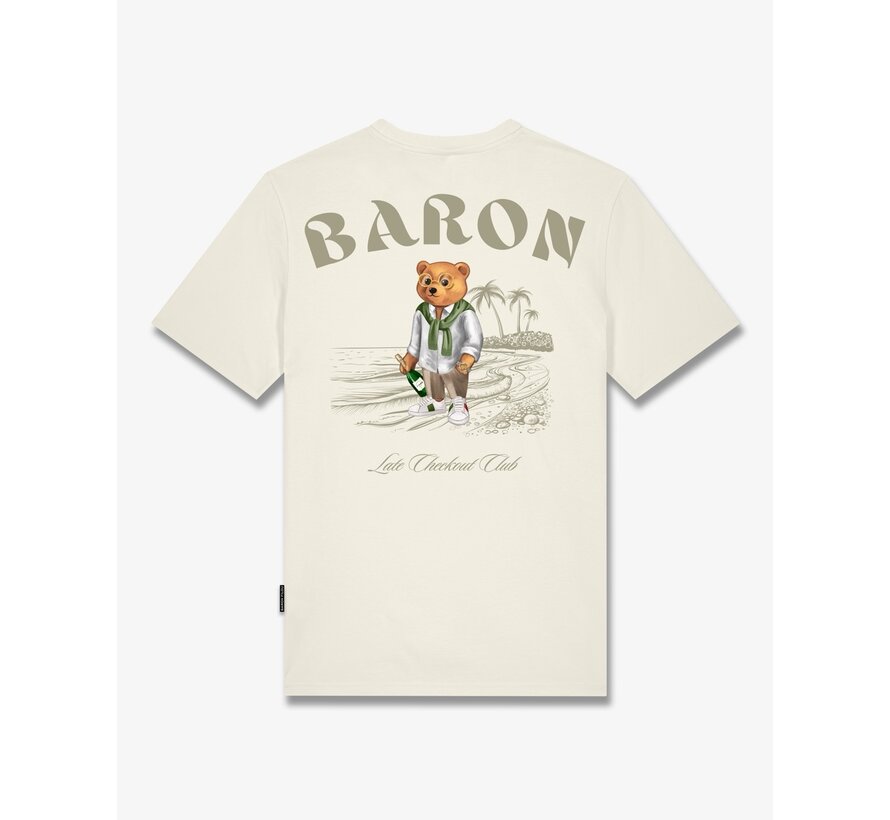 T-shirt SS26 Backprint Filou CXL. Baron Off White