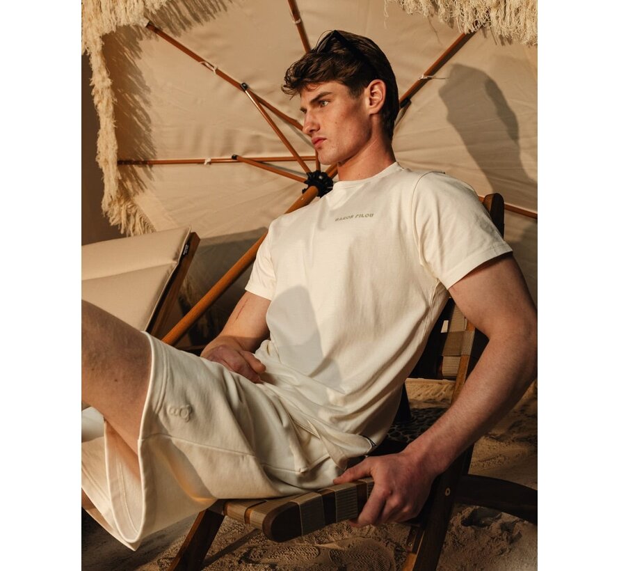T-shirt SS26 Backprint Filou CXL. Baron Off White