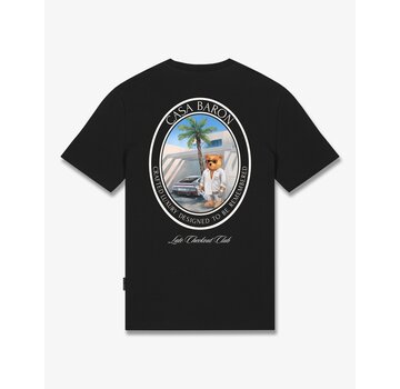 Baron Filou T-shirt SS26 Oval Backprint Filou CLXVIII Black