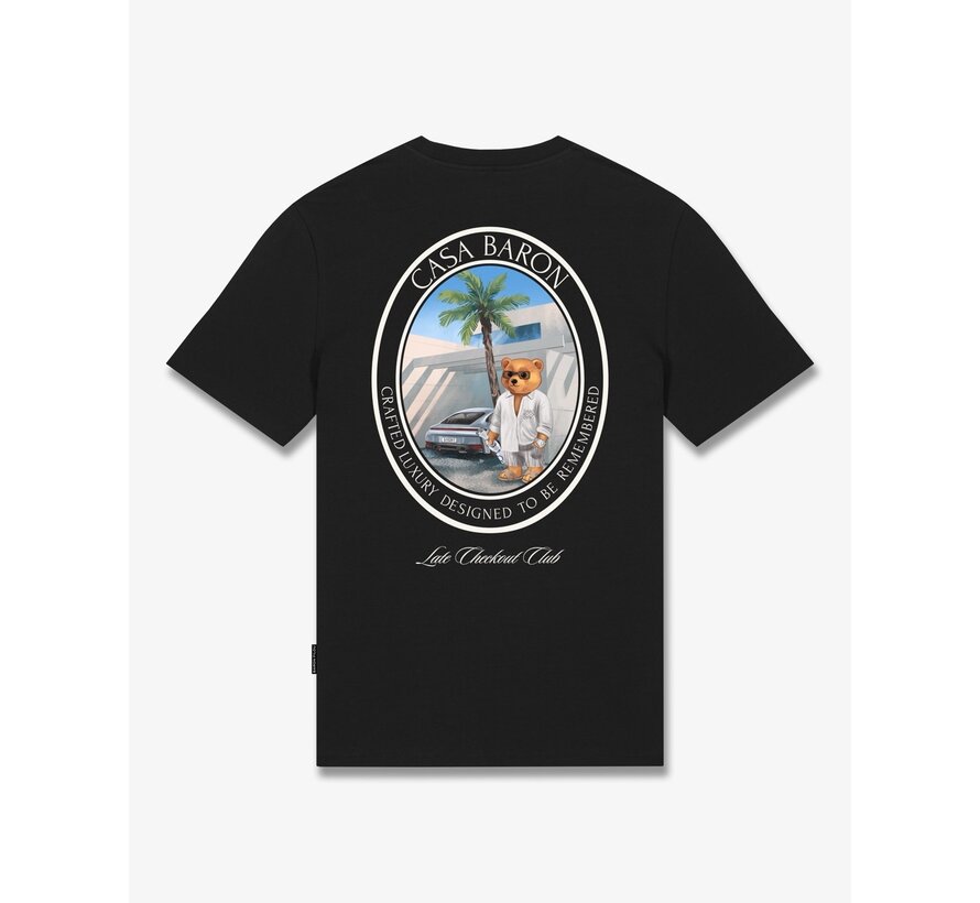 T-shirt SS26 Oval Backprint Filou CLXVIII Black