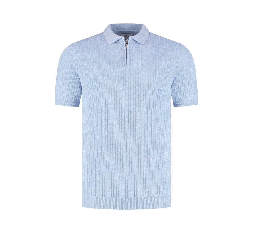 Polo Premium Structure Knit Light Blue (61.3665 - 119)