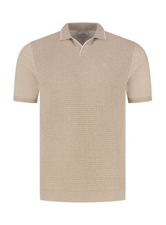 Fellows United Polo Premium Structure And Plated Front Beige (61.3662 - 146)