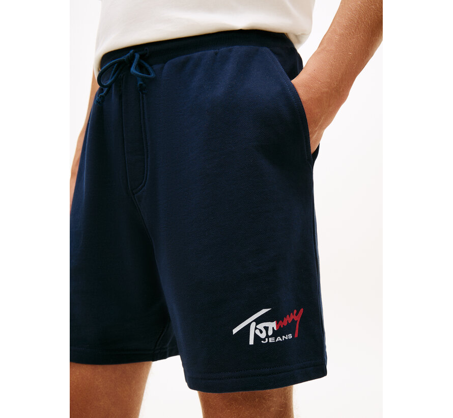 Sweat Short Signature Beach Navy (DM0DM23017 - C1G)