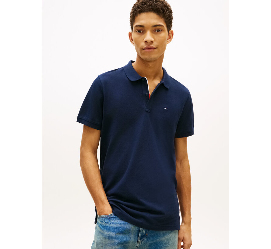 Polo TJM Slim Placket Navy (DM0DM20676 - C1G)