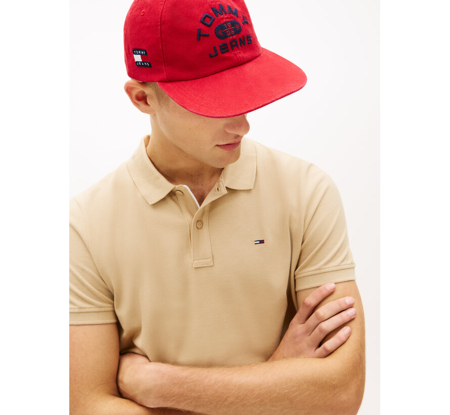 Polo TJM Slim Placket Gentle Gold (DM0DM20676 - AB9)