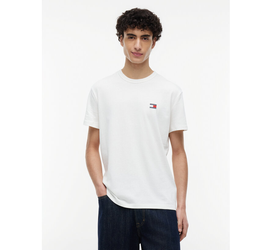 T-shirt  TJM Regular Fit Badge Ecru (DM0DM20322 - YBL)