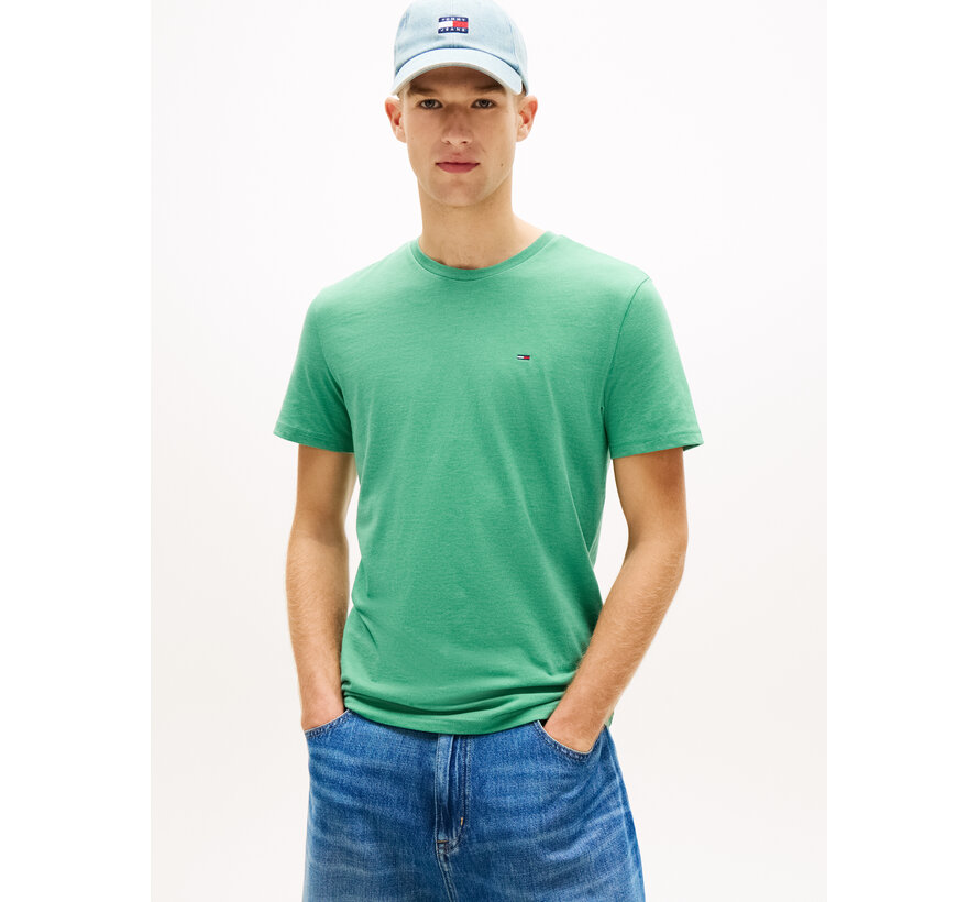 T-shirt Tommy Flag Extra Slim Jersey Green (DM0DM20363 - L5Y)