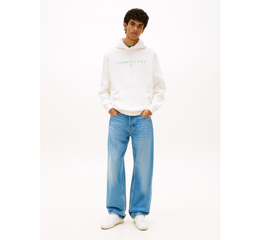 Hooded Sweater Linear Logo Embroidery White (DM0DM20746 - L5Y)