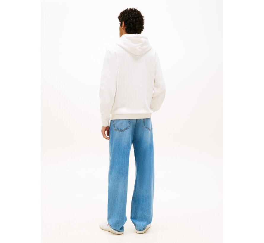 Hooded Sweater Linear Logo Embroidery White (DM0DM20746 - L5Y)