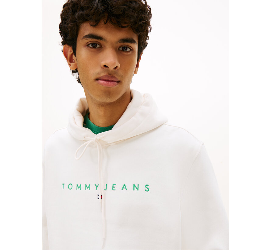 Hooded Sweater Linear Logo Embroidery White (DM0DM20746 - L5Y)