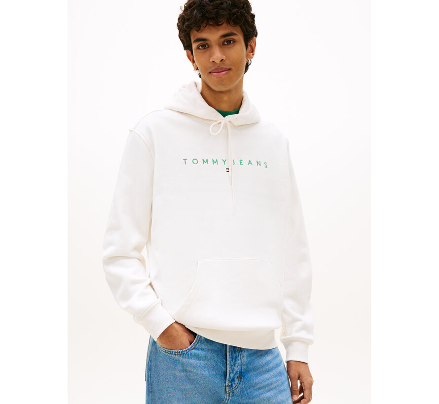 Hooded Sweater Linear Logo Embroidery White (DM0DM20746 - L5Y)