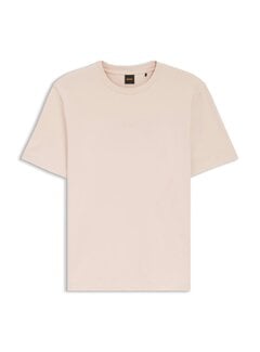 Hugo Boss Orange T-shirt Stretch-Cotton With Logo Print Open Pink (50473278 - 690)