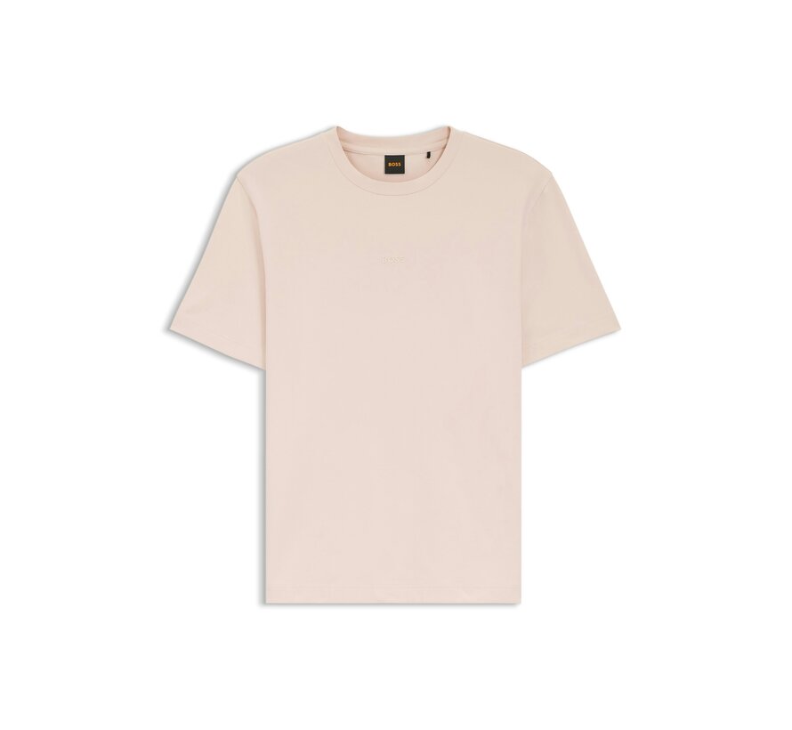 Hugo Boss Orange T-shirt Stretch-Cotton With Logo Print Open Pink (50473278 - 690)