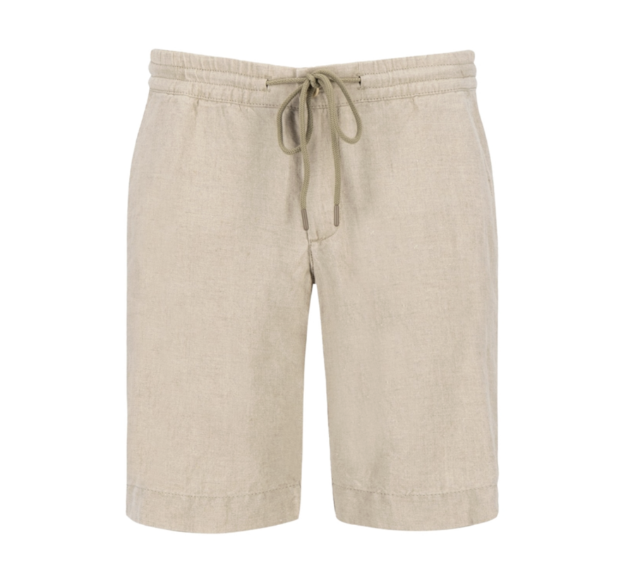 Alberto Korte Broek House-K Pure Linen Nature (6137 1528 - 135)