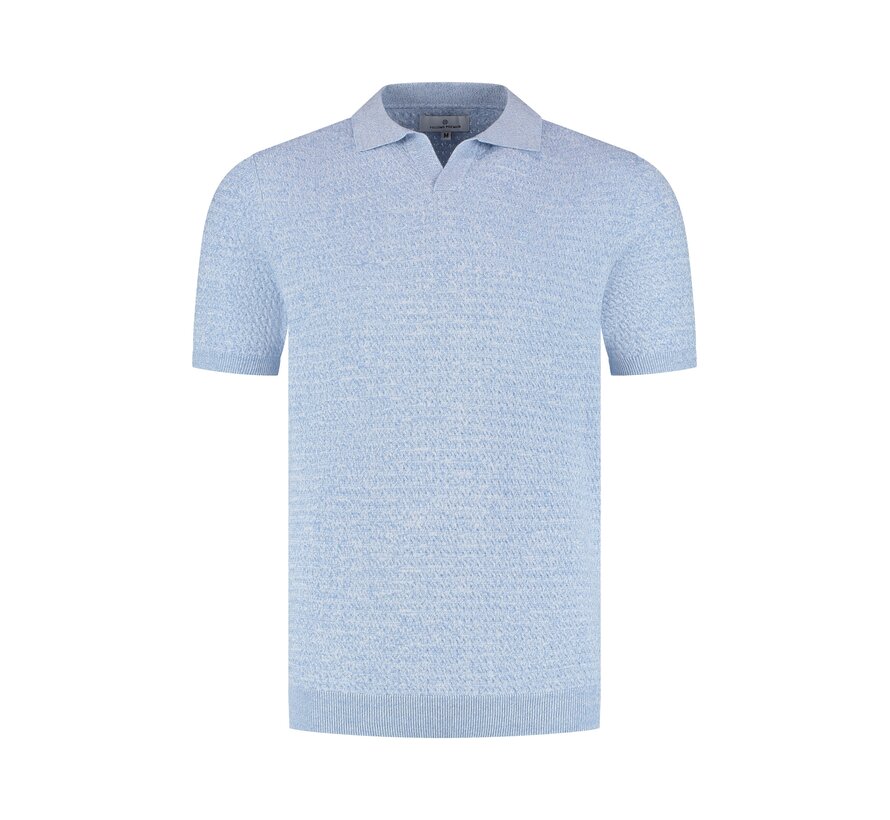 Polo Knitted Premium Micro Cable Light Blue (61.3663 - 119)
