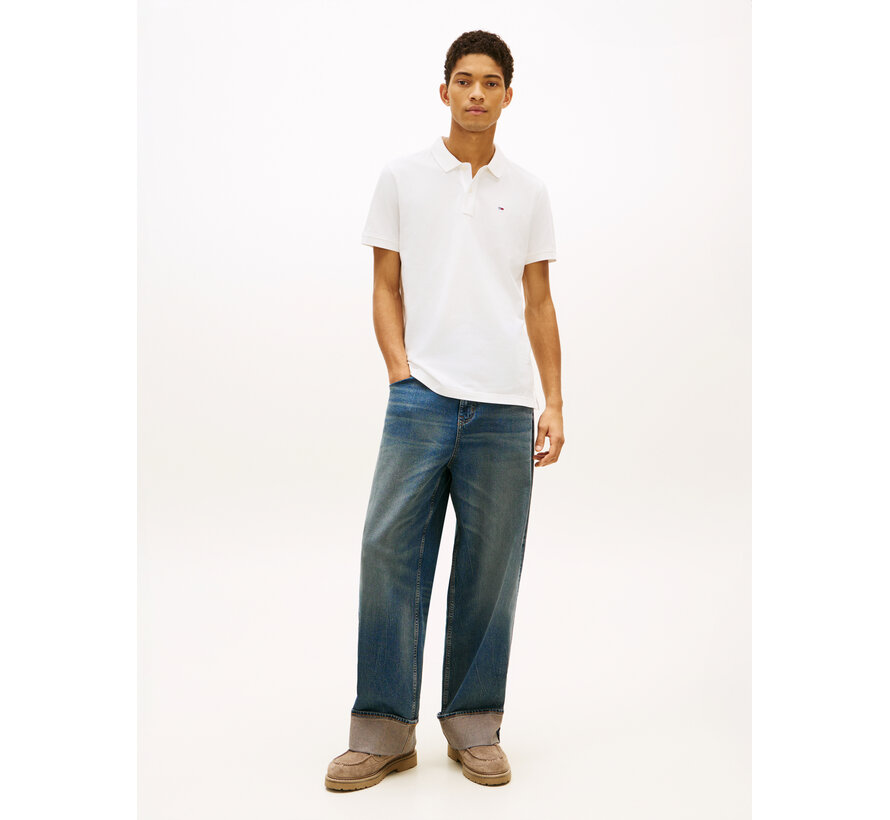 Polo TJM Slim Placket Ecru (DM0DM20676 - YBL)