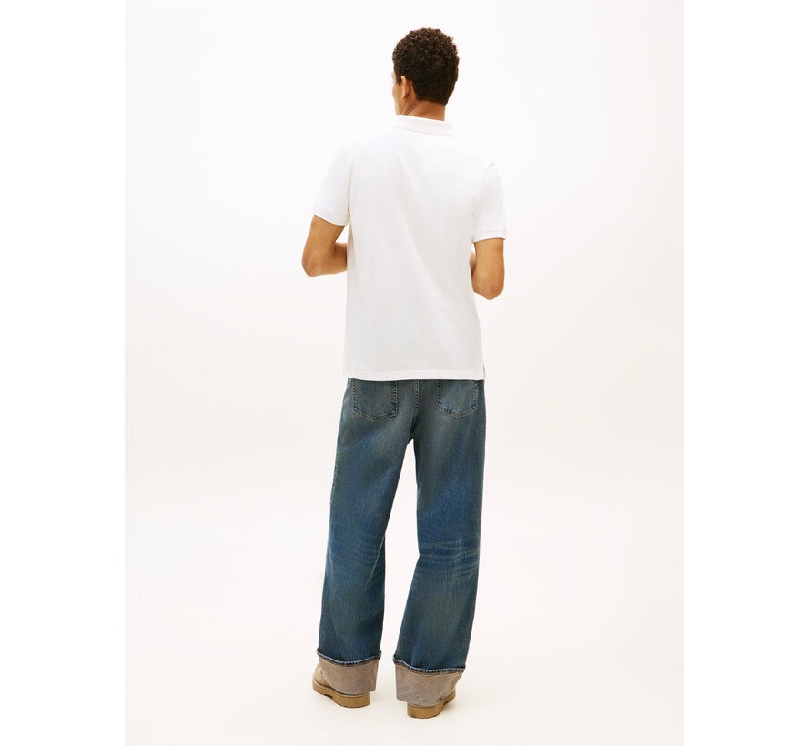 Polo TJM Slim Placket Ecru (DM0DM20676 - YBL)