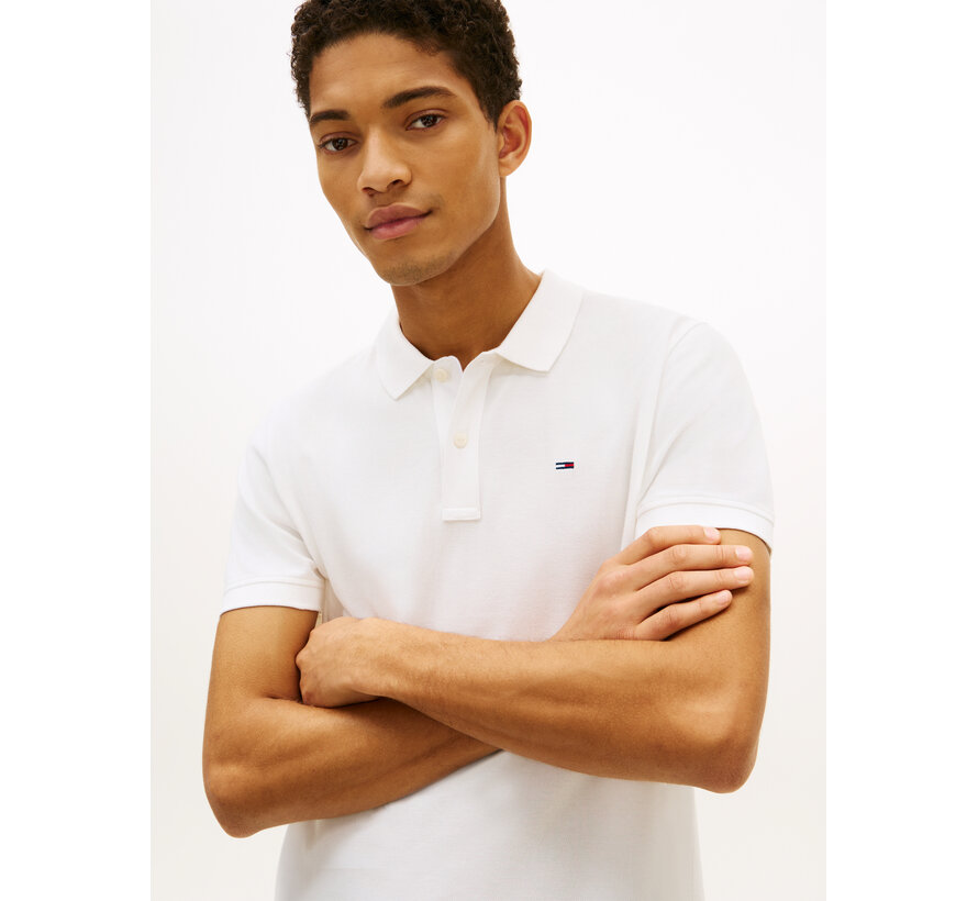 Polo TJM Slim Placket Ecru (DM0DM20676 - YBL)