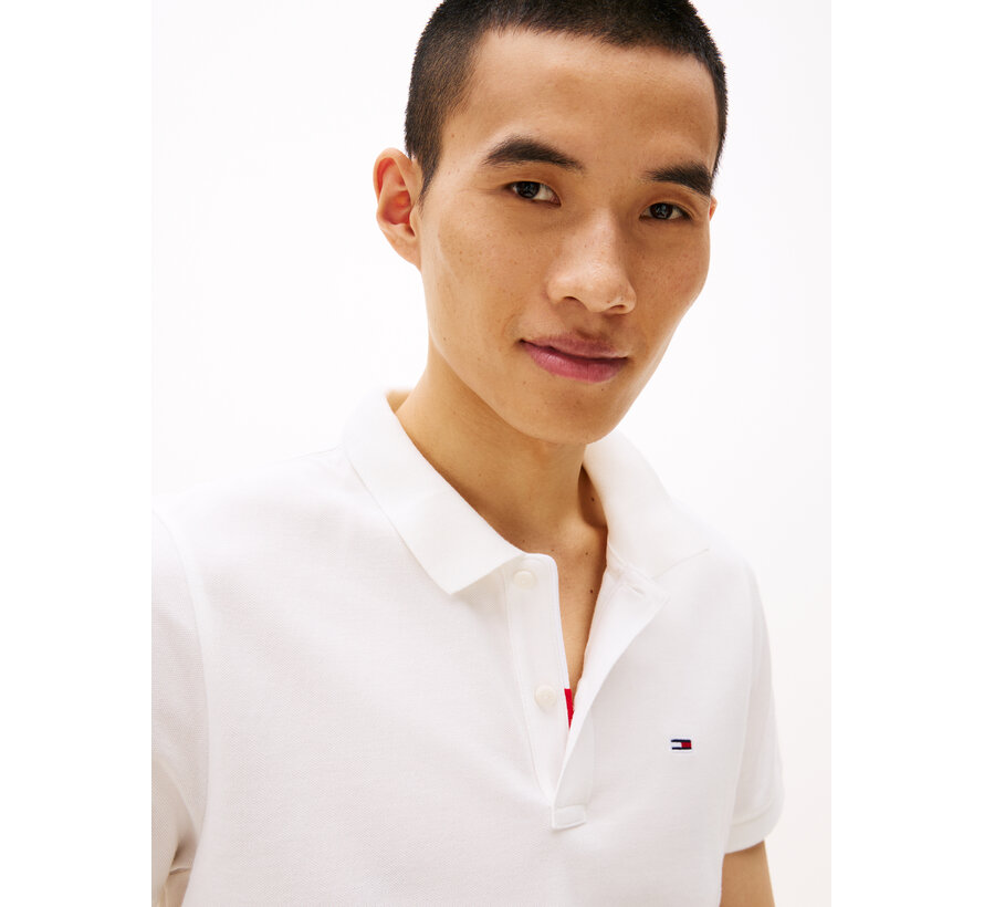 Polo TJM Slim Placket Ecru (DM0DM20676 - YBL)