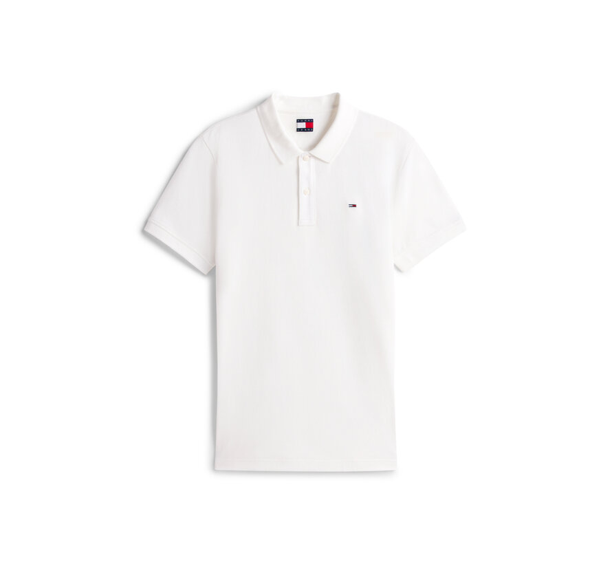 Polo TJM Slim Placket Ecru (DM0DM20676 - YBL)