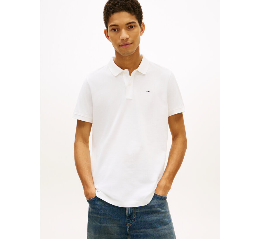 Polo TJM Slim Placket Ecru (DM0DM20676 - YBL)