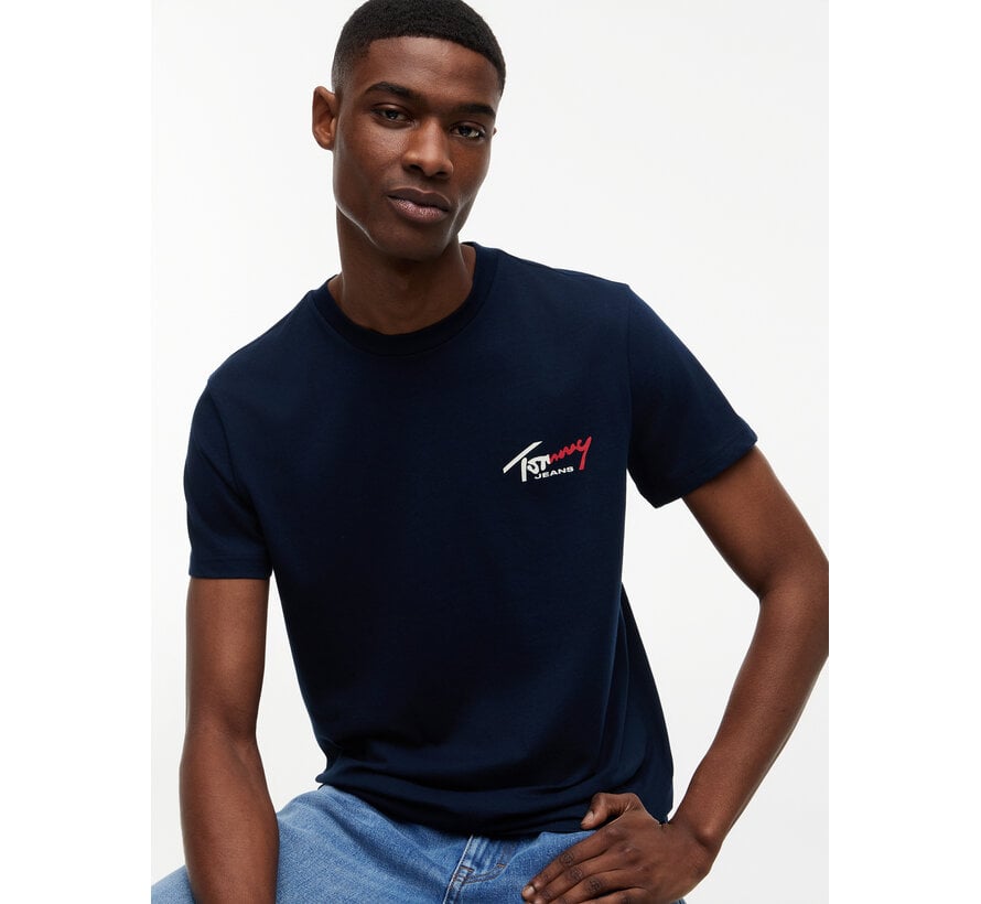 Tommy Hilfiger Jeans T-shirt Slim Fit Night Navy (DM0DM22538 - C1G)