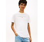 Linear T-shirt Logo Embroidery Jersey Ecru (DM0DM20744 - L5Y)