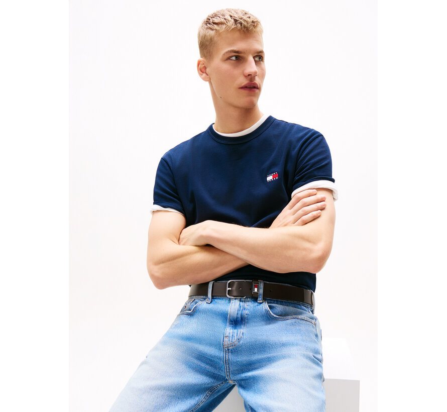 Tommy Hilfiger T-shirt TJM Regular Fit Badge Dark Blue (DM0DM20322 - C1G)