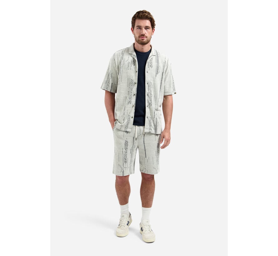 Korte Mouw Overhemd Jacquard Fancy Kit (31490307 - 013)