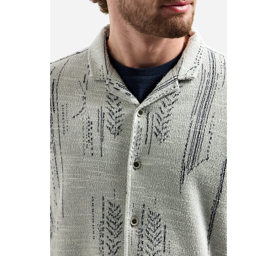 Korte Mouw Overhemd Jacquard Fancy Kit (31490307 - 013)