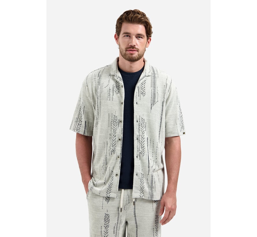 Korte Mouw Overhemd Jacquard Fancy Kit (31490307 - 013)