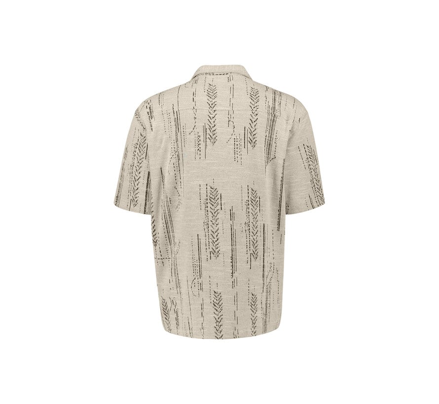 Korte Mouw Overhemd Jacquard Fancy Kit (31490307 - 013)