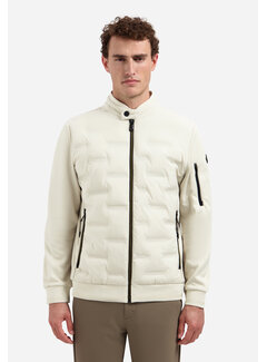 No Excess No Excess Zomerjas Short Fit Sealed Knitted Mix Stone (31630119 - 014)