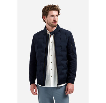 No Excess Zomerjas Short Fit Sealed Knitted Mix Night Navy (31630119 - 078)