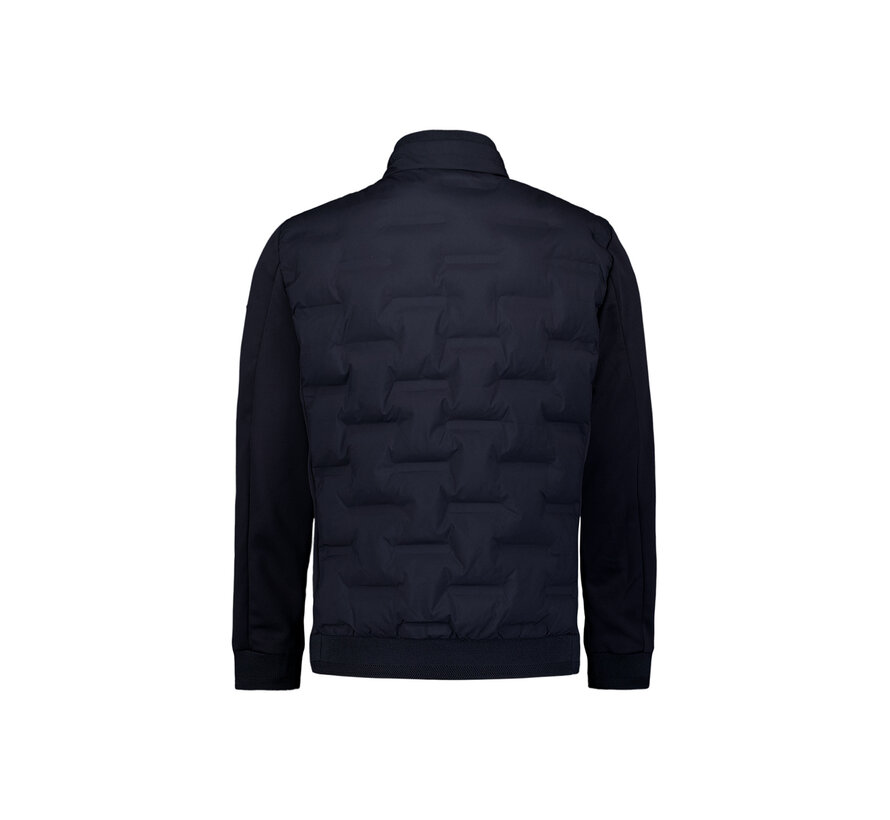 Zomerjas Short Fit Sealed Knitted Mix Night Navy (31630119 - 078)