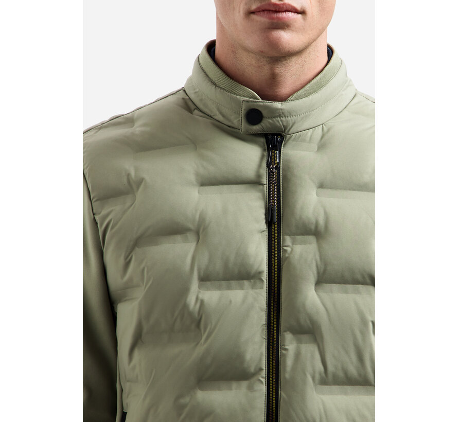 Zomerjas Short Fit Sealed Knitted Mix Night Light Army (31630119 - 177)